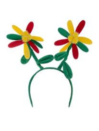 Headband-Plush Flowers