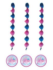 Décor-Hanging Spiral-Princess-3 pcs-31.9"