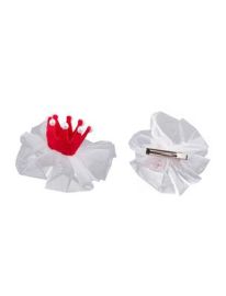 Hairclip-Mini Crown-Red-5.1"x2"