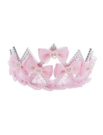 Crown w/Pearls/Lace/Bows