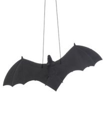Décor-Bat-Plastic w/String-12.6"