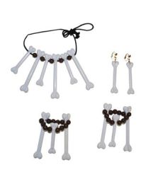 Necklace/Earrings/Bracelets-Bones & Beads