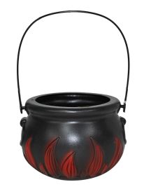Witch Kettle w/Red Flames-5.9"