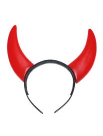 Headband-Devil Horns-Red