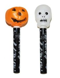 Wand-Pumpkin/Skull-Lighted-Asst-7"