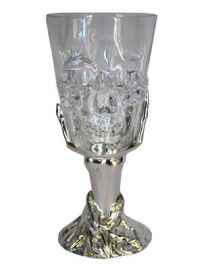 Décor-Goblet w/Hand-8"-10 oz