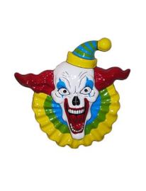 Wall Décor-Creepy Clown-Plastic-16.9"x15.8"x2.6"