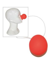 Clown-Nose w/String-Squeaky-2.2"
