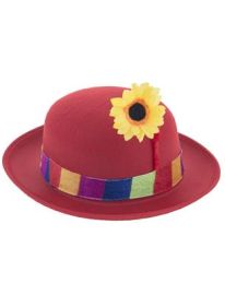 Hat-Clown-Flower-Felt