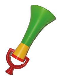 Clown-Bugle-Red/Ylw/Grn-12.2"