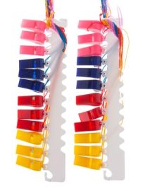 Whistle Necklace-24 pcs-Asst