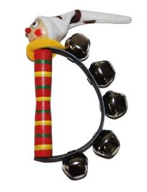 Instrument-Hand Bell-Clown-5.9"
