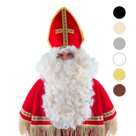 Wig w/Beard-St Nicholas-W