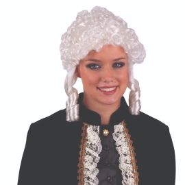 Wig-Short White w/Curls