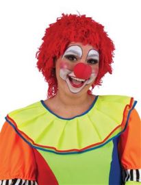 Wig-Clown-Yarn-Red