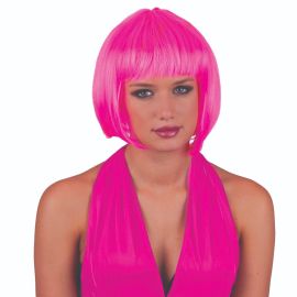 Wig-Short-Hot Pnk