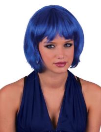 Wig-Short-Dk Blue
