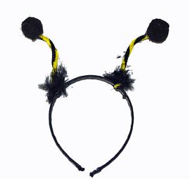 Headband-Boppers-Blk/Ylw