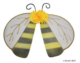 Wings-Bee w/Flower-20.5"