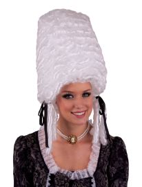 Wig-Pompadour-Wht