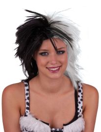 Wig-Split-Blk/Wht