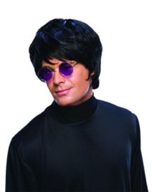 Wig-Short-Blk-M-Sir Elton