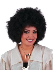 Wig-Wild Afro-Blk