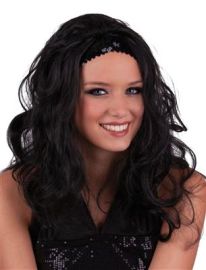 Wig-Disco-Blk w/Blk