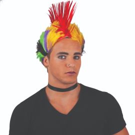 Party Wig-Mohawk-Multi Color
