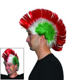 Party Wig-Mohawk-R/W/G