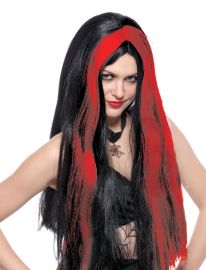 Wig-Vamp-Blk/Red