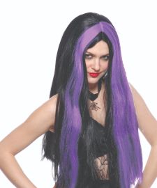 Wig-Vamp-Blk/Pur