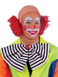 Wig-Clown-Bald-Red