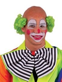 Wig-Clown-Bald-Grn