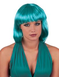 Wig-Short-Teal
