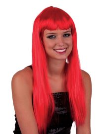 Wig-Long w/Bangs-Red
