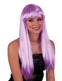 Wig-Long w/Bangs-Light Pur