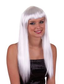 Wig-Long w/Bangs-Wht