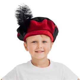 Cap-Plush-Red/Blk-C
