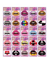 Lip Tattoo Stickers-60 pcs-Asst