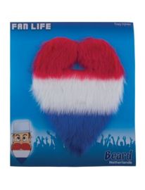 Beard-Blu/Wht/Red Stripe
