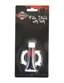 Vampire Teeth w/Blood