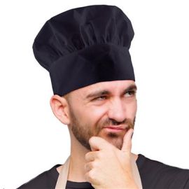 Chef Hat-Adult-Blk