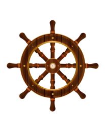 Décor-Ship Wheel-Cardboard-20.5"