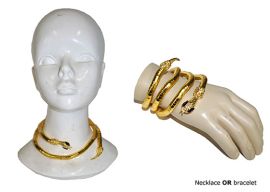 Egyptian Bracelet/Necklace-Snake