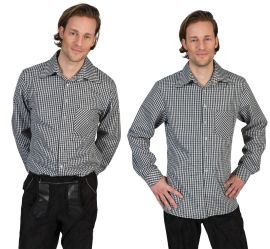 Shirt-Black & White-Size Small