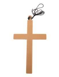 Necklace-Cross-Large-Gld-5.1"x0.8"x8.5"