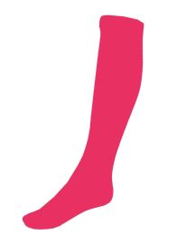 Socks-Knee High-Hot Pnk-23.6"