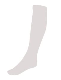 Socks-Knee High-Wht-23.6"