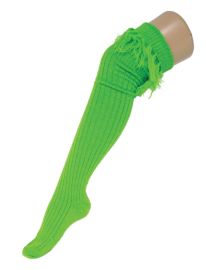 Socks w/Fringe-Grn-38.2"